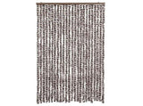 325453 Insect Curtain Brown and White 100x220 cm Chenille