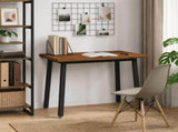 90 x 55 x 75 cm Solid Acacia Wood Natural and Black Rectangular 937574