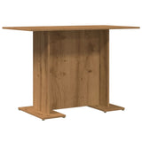 ZNTS Dining Table Artisan Oak 110x60x75 cm Engineered Wood 855809