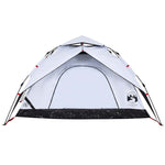 Camping Tent Dome 5-Person White Blackout Fabric Quick Release 4004188