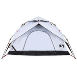 Camping Tent Dome 5-Person White Blackout Fabric Quick Release 4004188