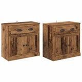 Sideboards 2 pcs Old Wood 70 x 35.5 x 67.5 cm Engineered Wood 3402659