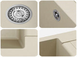 Sink Beige 780 x 500 mm 80% Quartz and 20% Resin 42028402