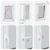 Basement Window "RISOR" 50x75 cm Tilt&Turn DIN Left White 4108299