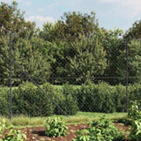 Chain Link Fence with Flange Anthracite 1.6x10 m 153988
