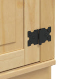 Cabinet SKI Honey Brown 80 x 80 x 81 cm Solid Pine Wood 42007568