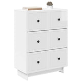 Drawer Cabinet High Gloss White 66 x 34.5 x 90 cm 893919