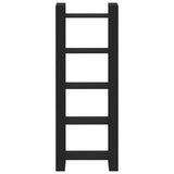 Book Cabinet/Room Divider Black 60x35x160 cm Solid Wood 813893