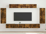 TV Cabinet 8 pcs Smoked Oak 3409146