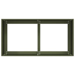 ZNTS Planter Olive Green 80x40x40 cm Cold-rolled Steel 860671