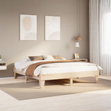 Bed Frame without Mattress 180x200 cm Super King Solid Wood Pine 855346