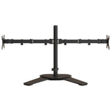 Dual Monitor Stand Black Steel VESA 75/100 mm 358008
