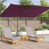 Umbrella Bordeaux Red 351 x 250 x 260 cm 42003349