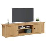 TV Rack HILL Honey Brown 158 x 40 x 39.5 cm Solid Pine Wood 42025045