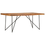 Dining Table 180x90x76 cm Solid Acacia Wood 282881