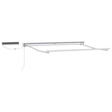 Electric Retractable Awning Red and White 2.5 x 2 m 3421702