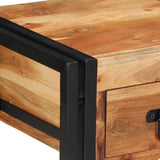 Bedside Cabinet Brown 40 x 35 x 50 cm Solid acacia wood 4016692