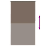 Roller Blind Blackout Coffee 135x230 cm Fabric Width 131.6 cm Polyester 4011083