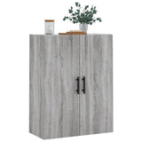Wall Mounted Cabinet Grey Sonoma 69.5x34x90 cm 828450