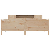 Bookcase Bed without Mattress 180x200cm Solid Wood Pine 3323056