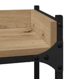 Washing Machine Shelf with Shelf Artisan Oak 67 x 25 x 163 cm 883551