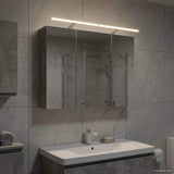 Bathroom Mirror Cabinet Concrete Grey 100 x 14.5 x 70 cm 889130