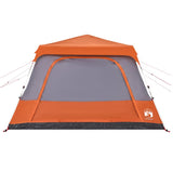 Family Tent Dome 10-Person Grey and Orange Quick Release 4004241