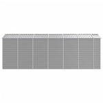 Garden Shed Light Grey 191x555x198 cm Galvanised Steel 3188247