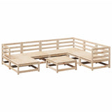 8 Piece Garden Sofa Set Solid Wood Pine 3299552