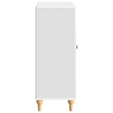 Sideboard High Gloss White 66 x 34.5 x 90 cm Engineered Wood 894129