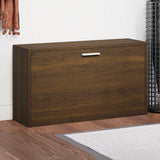 Shoe Bench Brown Oak 80x24x45 cm Engineered Wood 342646
