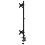 Dual Monitor Stand Black Steel VESA 75/100 mm 358000