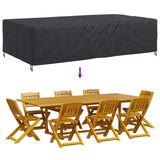 Furniture Cover Plain Black 315 x 180 x 74 cm 600D 4105866