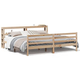 Bed Frame without Mattress 180x200 cm Super King Solid Wood Pine 3305832