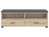 Hall Bench with Cushion with Drawer Sonoma Oak 100 x 38 x 46 cm 891466