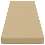 2-Piece Bench Cushions VUGHT 2 pcs 100% Polyester Beige 951485