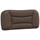 Bed Frame with LED without Mattress "Hvar" Brown 90x200 cm 3213908