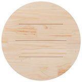 Table Top Round 80x3 cm Solid Wood Pine 833670