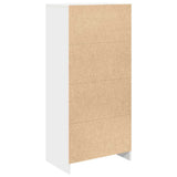 Cabinet with Drawer White 55.5x34x119.5 cm Engineered Wood 861643
