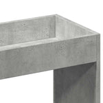 Highboard Concrete Grey 92x33x140 cm Engineered Wood 3309612