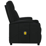 Massage Chair Black Faux Leather 321311