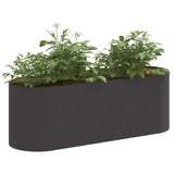 Raised Garden Bed Black 120 x 40 x 40 cm Steel 8011684