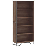 Book Cabinet Brown Oak 80x31x169 cm Engineered wood 3295316