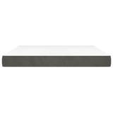 Pocket Spring Bed Mattress Medium Dark Grey 183x213x20 cm California King 347900