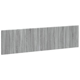 Wall-Mounted Headboard BREDA Grey Sonoma Engineered Wood 897591