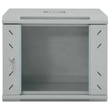 Network Cabinet with Storage Grey 53 x 45 x 45 cm Steel 42017653