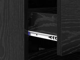 Sideboard Black oak 34 x 34.5 x 90 cm Engineered wood 880945