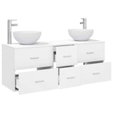 Bathroom Cabinet Set 3 pcs White 49.5 x 41 x 64.5 cm 3405811