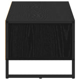 TV Cabinet 100 x 36.5 x 30.5 cm Black Oak Engineered Wood 886552