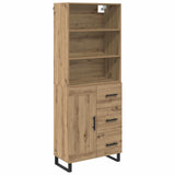 Highboard 2 pcs Artisan Oak 69.5 x 34 x 180 cm Engineered Wood 3415851